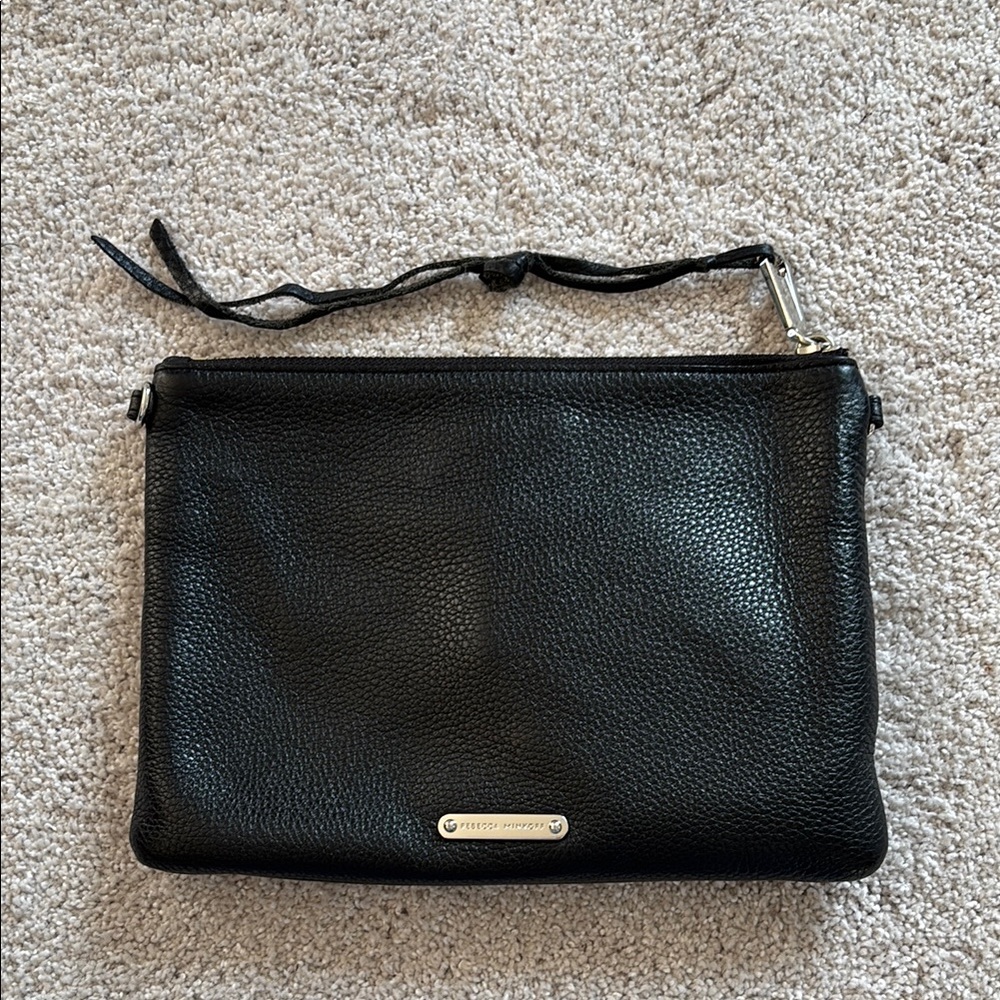 Rebecca Minkoff Black Leather Clutch